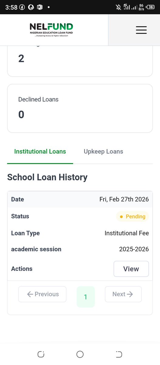 nelson094137792's tweet photo. @NELFUND Please help me my portal is still showing pending since 2 days ago please I need it to be verified please 😥 https://t.co/WjE2zMGS3x