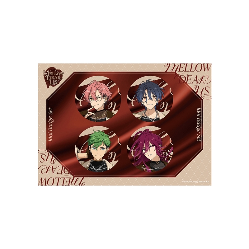 ✨商品販売情報✨】 アイドルバッジセット [MELLOW DEAR US] 1,760円