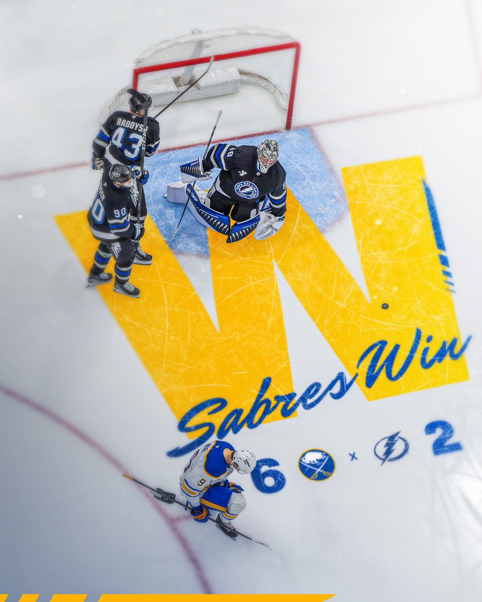 SWEPT THE TRIP 🧹

See you Tuesday at <a href="/KeyBankCtr/">KeyBank Center</a> → bufsabres.co/47jtxNw
