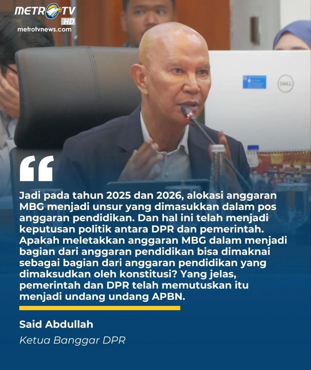 KaileePutri's tweet photo. POV liat program gizi anak malah jadi komoditas politik padahal Anggaran MBG sdh jadi bagian Anggaran Pendidikan hasil ketok palu pimpinan DPR yg itu tuh #PDIPJugaIkutan 🔨 https://t.co/40UtPOTiSe