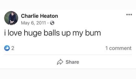 Thought this was about Charlie Heaton