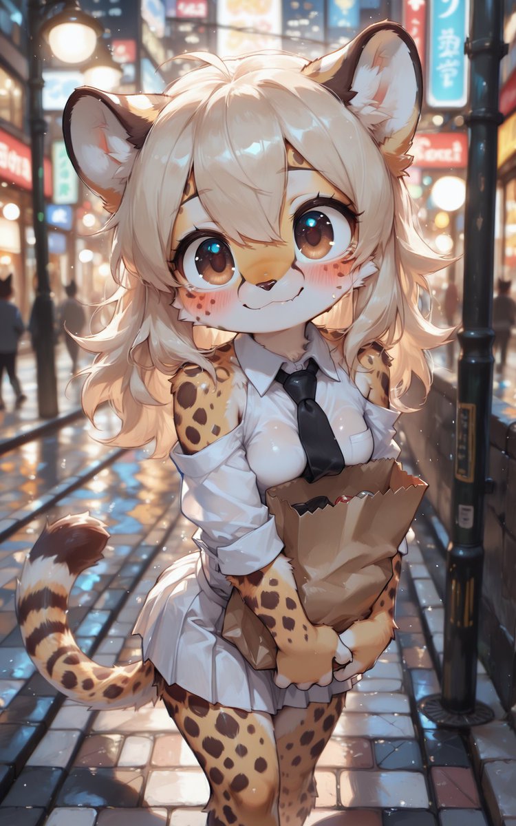 #FurryArt #AIArt #MagniciaOC