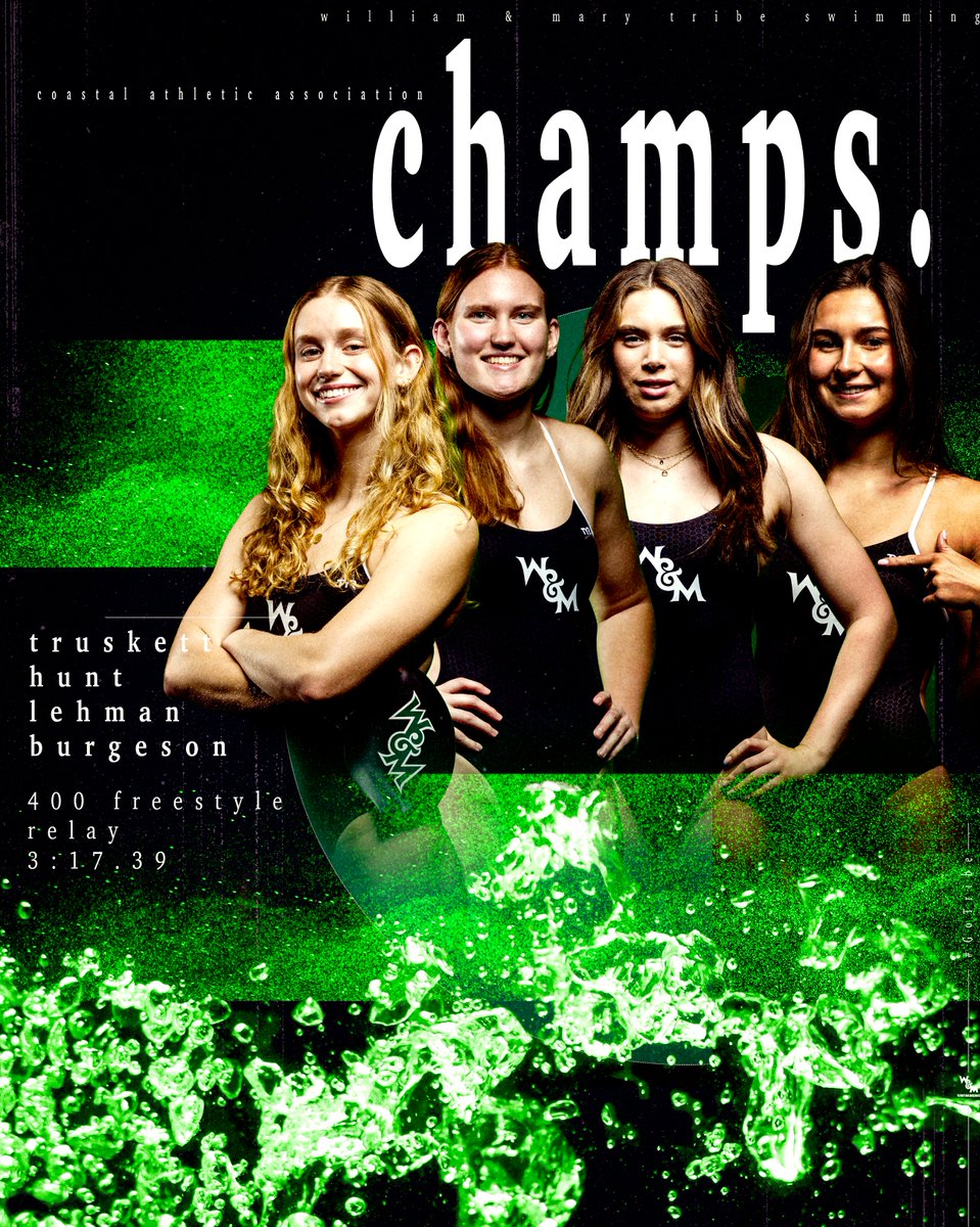 William & Mary Tribe Swimming tweet media