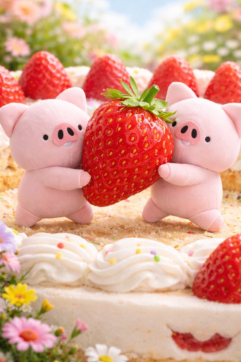 いちごこっちに運ぶよー🍓