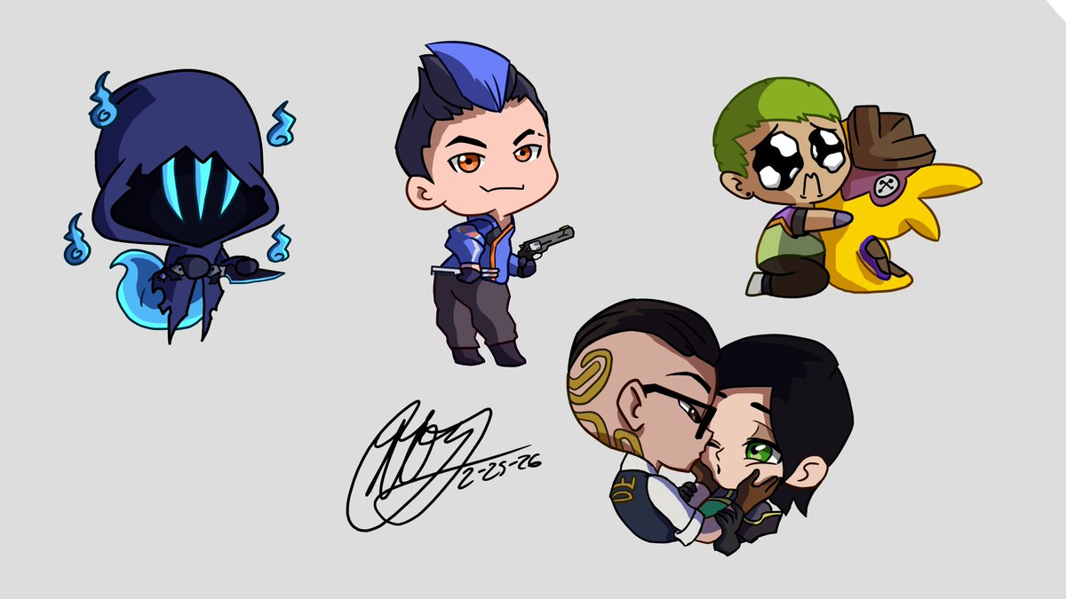 Valorant Chibi 

#VALORANT #ValorantArt #ArtistOnTwitter #artmoots