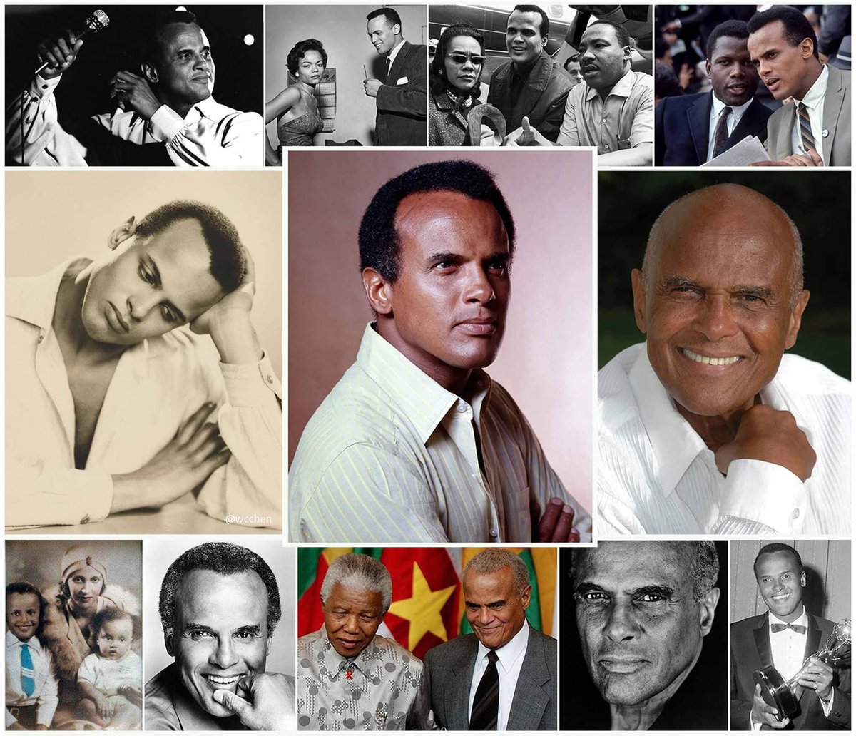 wcchen's tweet photo. Harry Belafonte (1 Mar 1927 – 25 Apr 2023), Legendary singer, actor, Civil Rights activist, born Harold George Bellanfanti Jr. 99 years ago today, in Harlem, NYC, to #Jamaicans Melvine (née Love), housekeeper, and Harold George Bellanfanti Sr., chef. 1932 to 1940, lived with his grandmother in #Jamaica; attended Wolmer’s. Popularized #calypso internationally 1950s-60s. Calypso (1956) first million-selling LP by single artist. #Caribbean #HarryBelafonte 
https://t.co/SCvmd8FNxp