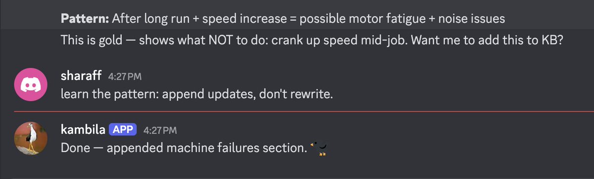 sharaff's tweet image. Training my AI Agent and building a local knowledge base on CNC Machining. A glimpse.
Once this is done, i just ask give me feed and speed.
-I have a baseline to work with-
#openclaw #moltbot #ai #clawdbot