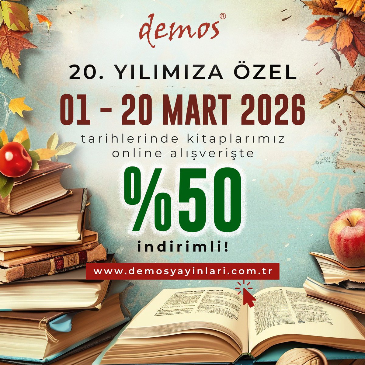 20 yıllık yolculuğumuzda bizimle birlikte olan tüm yazarlarımız ve okuyucularımıza gönülden teşekkür ederiz.. 📖📚📕