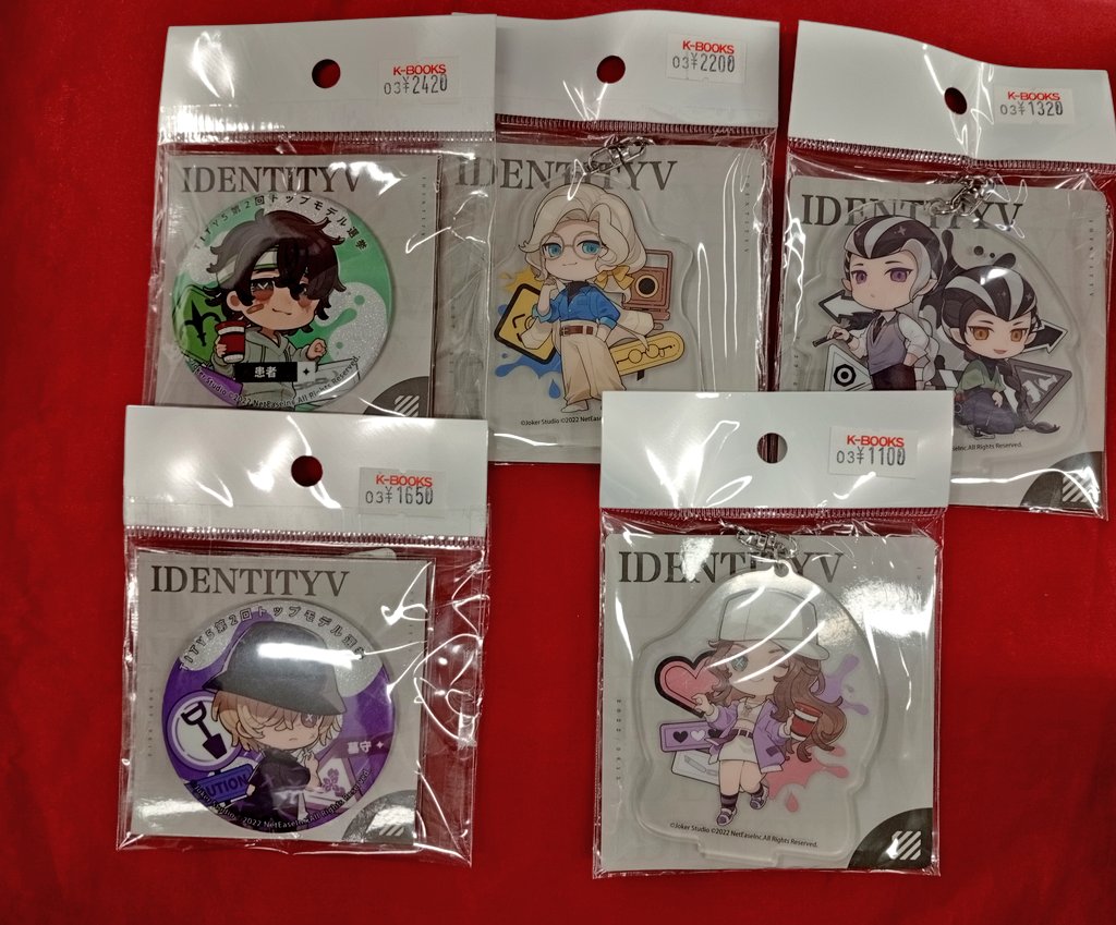 入荷情報】 第五人格 コミケ C100 モデルシリーズ アクリル