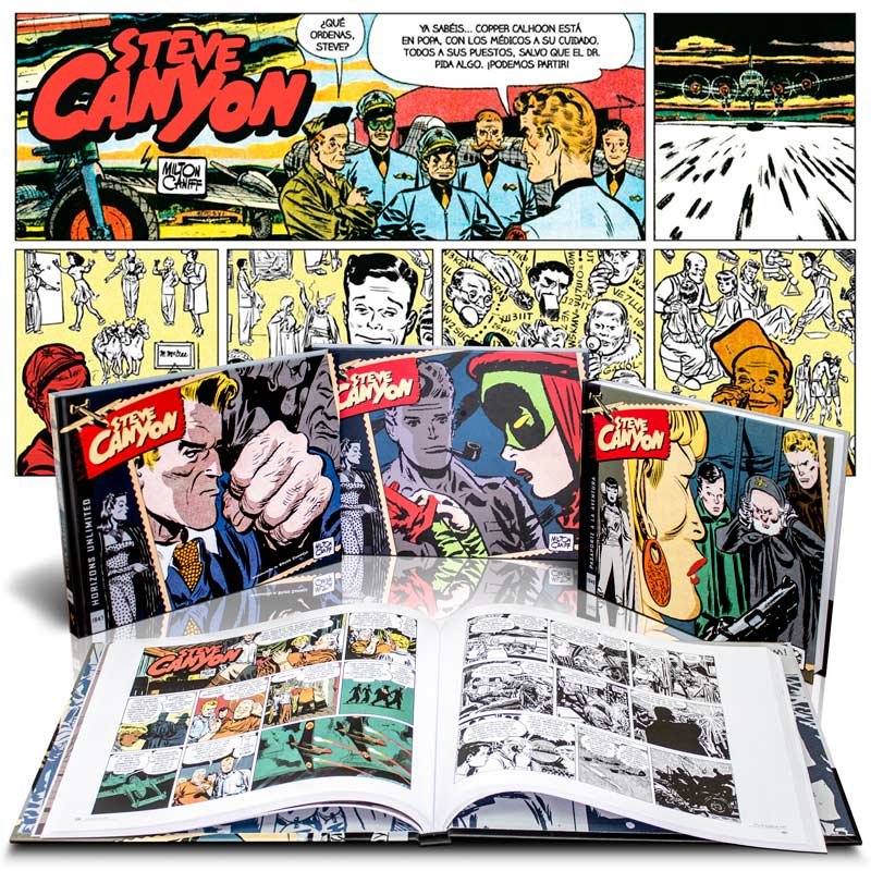 LibrosVintage's tweet photo. “¿Qué ordenas, Steve?”
El 28 de febrero de 1907 nacía en Hillsboro (Ohio) Milton Caniff, el "Rembrandt de los cómics".
Autor de 'Terry y los piratas' y 'Steve Canyon'
#SteveCanyon n° 1 - 3 (1947-1949)
@EdicionesKraken 2013 https://t.co/qRbSwCLLzm vía @todocoleccion https://t.co/9MdR8pGrs1
