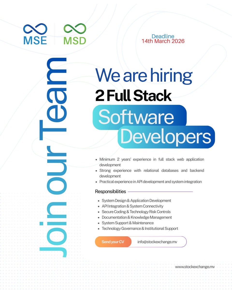 Maldives Stock Exchange tweet media