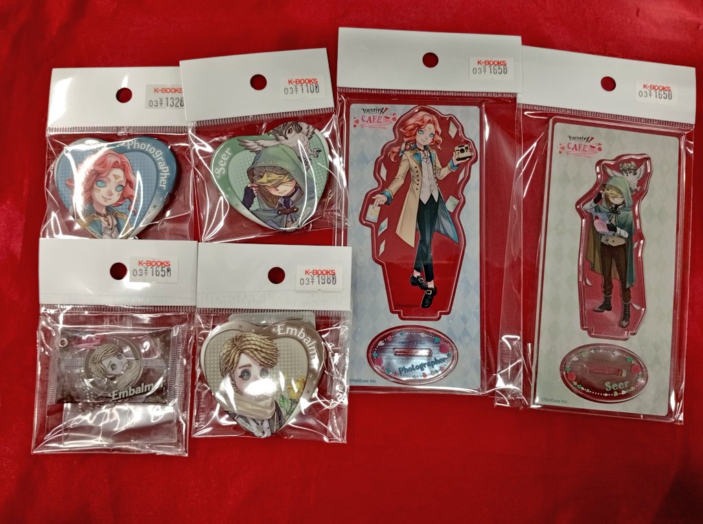 入荷情報】 第五人格 コミケ C100 モデルシリーズ アクリル