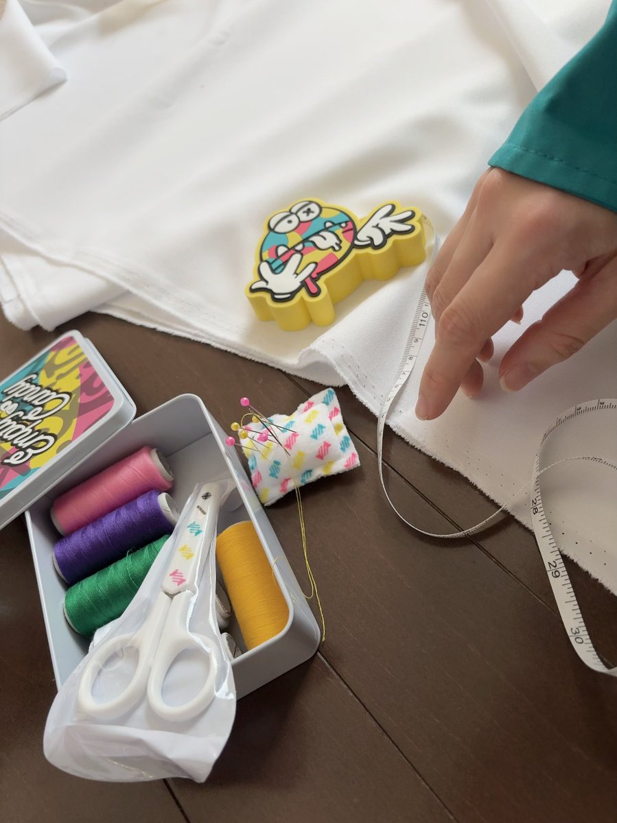 こんな感じで使ってるのかな🍭🧵