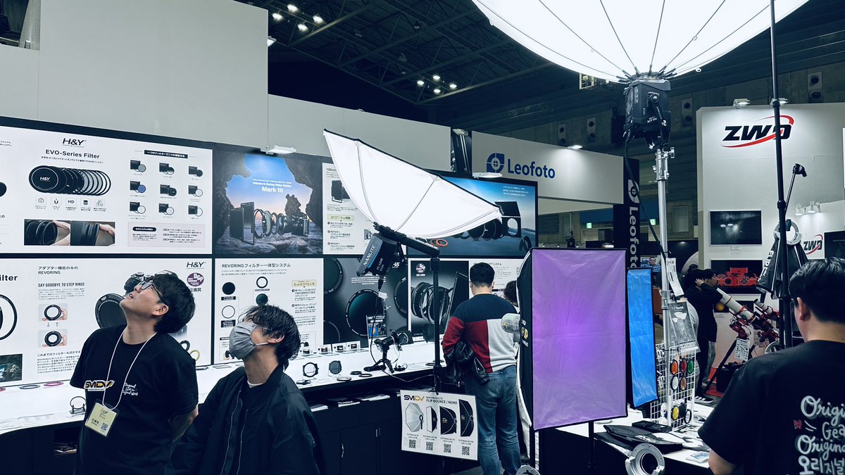 shikata_alpha7's tweet photo. @hy_filter_jp 
#hyfilter 
#smdv

cp+2026
H&amp;YとSMDVのブース

たくさんのセミナーと機材をたくさん見られました

フィルター類は便利で愛用してます https://t.co/o2s6Kdewop