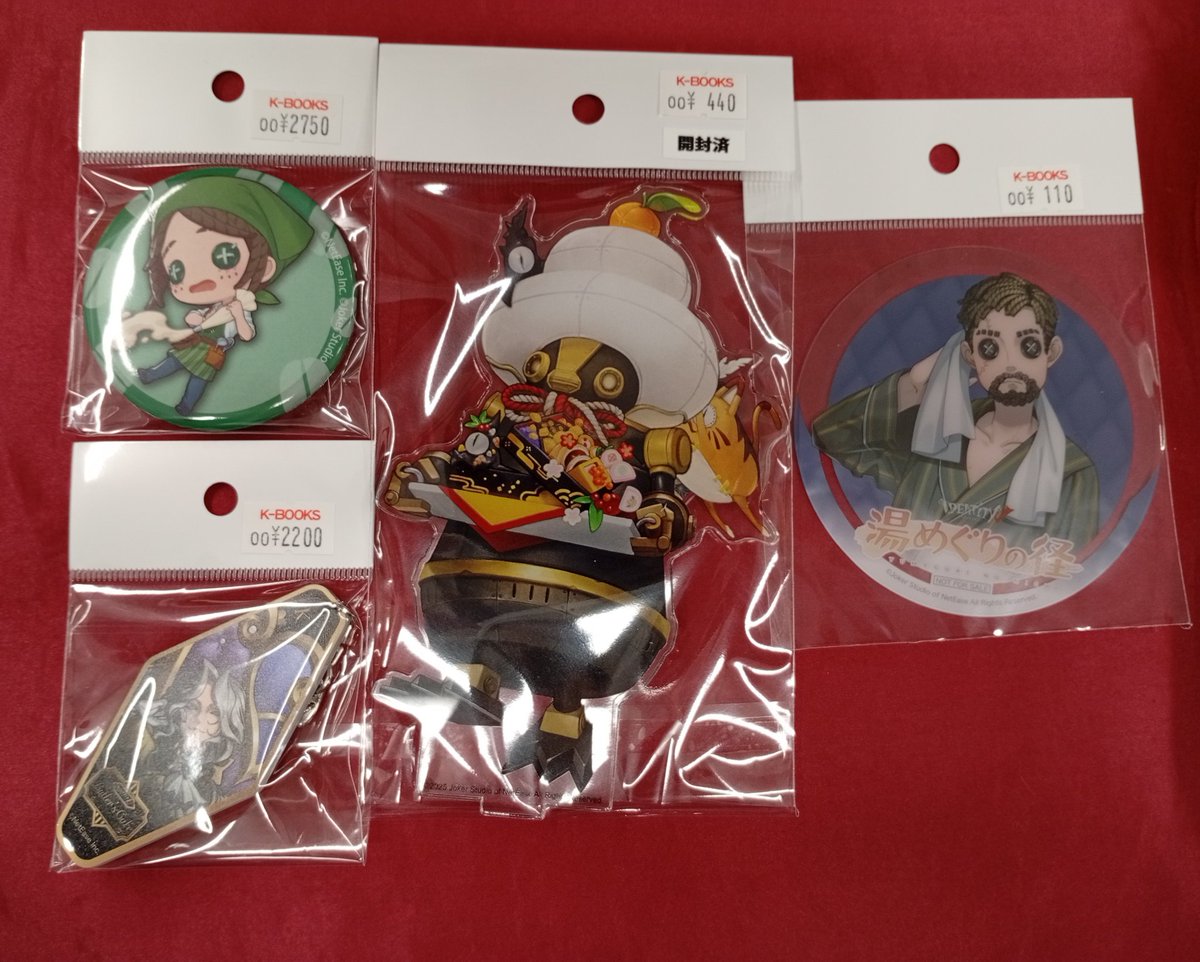 入荷情報】 第五人格 コミケ C100 モデルシリーズ アクリル