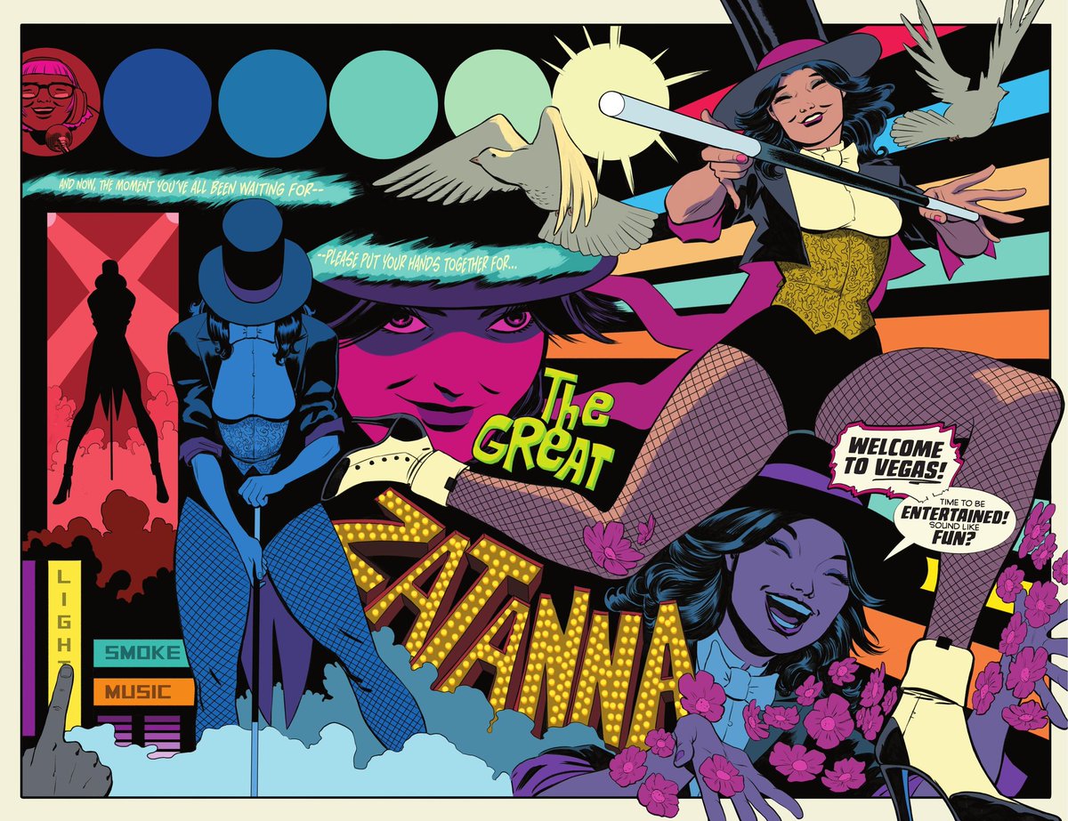 nata_wtty's tweet photo. 5. Zatanna: Abajo la sala 📗➡️7,5/10
Tiene un dibujo precioso y es ameno de leer pero la historia empieza fuerte y fue cayendo. https://t.co/TB56lA5eHd