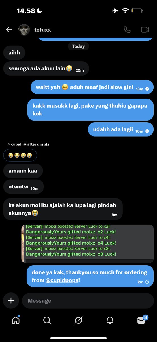 cupid, @ after dm pls tweet media