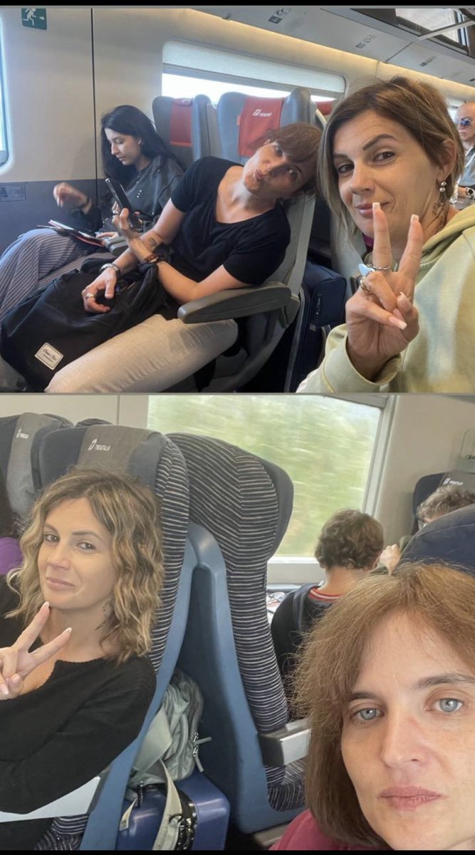 Da conoscenti ad azioniste di Trenitalia e’ stato un attimo ❤️

Buon compleanno alla mia amica Beabaldithecriminals ❤️
Fiera di averti conosciuto ❤️❤️