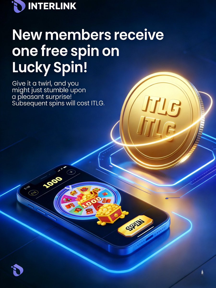 Zonghui88888's tweet photo. New members receive one free spin on Lucky Spin! Give it a twirl, and you might just stumble upon a pleasant surprise!
Subsequent spins will cost ITLG.
Leave your footprint in the comments section and share your results!
#ITLG #ITL #InterLink #OnChainGains #CycleRecovery https://t.co/EYo652OizQ