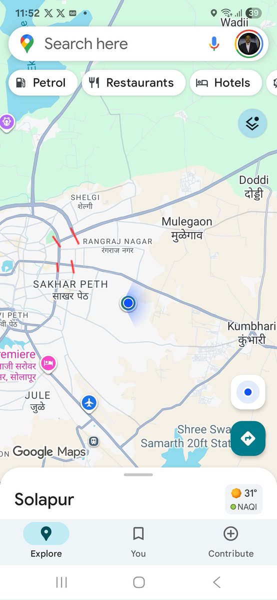 GP4IND's tweet photo. I ask @MORTHIndia led @NHAI_Official that how you manage Solapur-Akkalkot expressway level traffic 🚥 from Akkalkot to Pune (with estimated traffic of 25000 PCU) with effectively 2 lane road betn Shanti chowk and Juna Boramani naka chowk. (3rd image)
#Solapur ring road.
@PMOIndia https://t.co/N2djcRSE1n