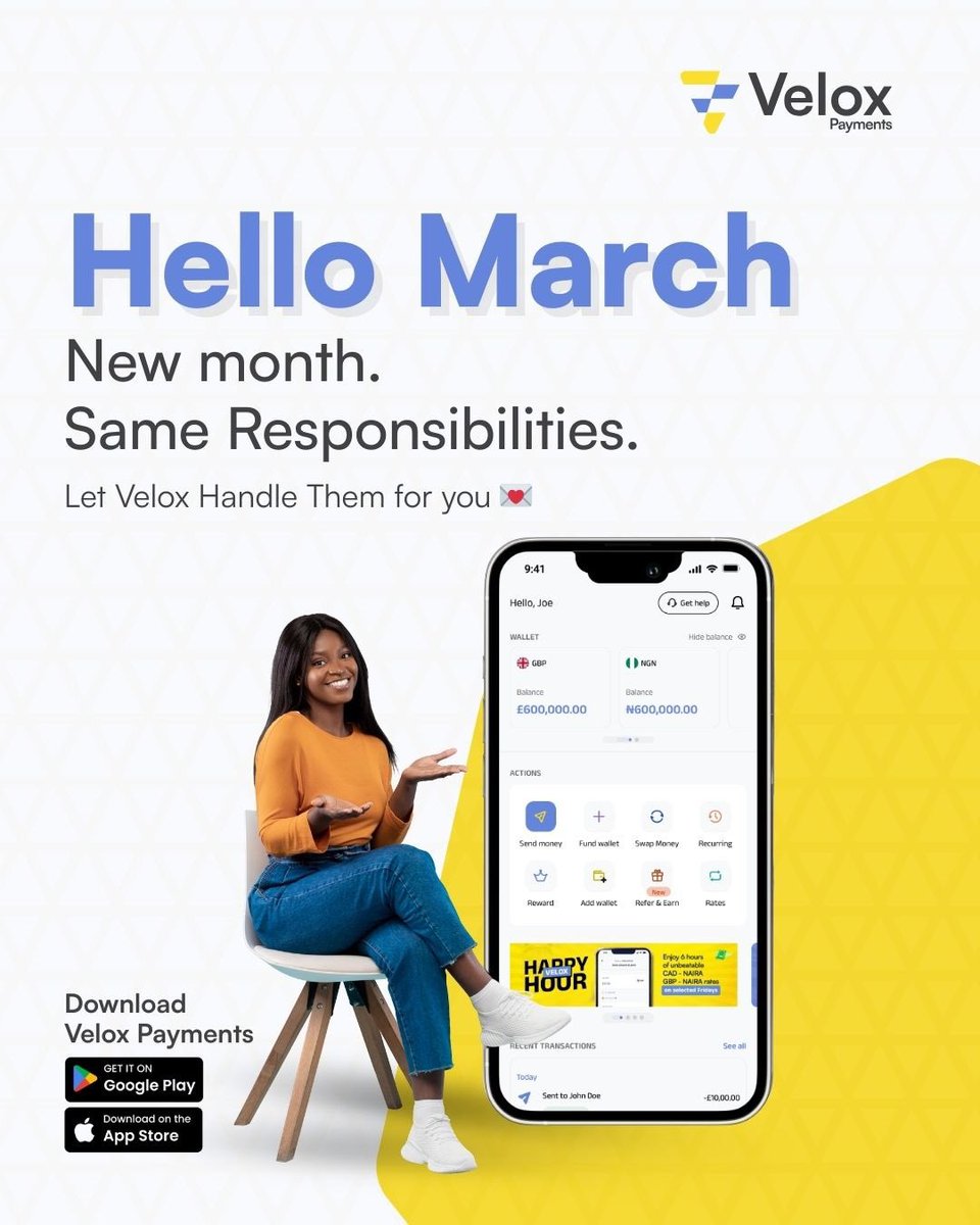 Marching into the rest of the year ready to make it the best year yet.

Happy New Month VeloxStars!

Let’s do do great things together this month 💛💙🤍