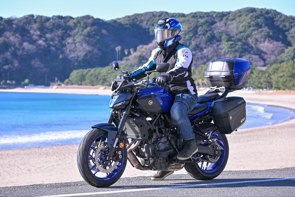 Rush00Mk's tweet photo. 納車されて1年経ちました！

名前：誠
年齢：30代
住み：大阪
車種：MT-25→MT07
一言：SSTR2024〜25完走
　　　SSTR2026出走決定
　　　
フルパニア仕様になりました。
MTはいいぞ(｀･ω･´)

#バイク乗りとして自己紹介
#バイク好きと繋がりたい 
#バイクのある生活 
#MT07
#YAMAHA
#YAMAHAが美しい https://t.co/sIBVfme1i0