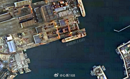 More for the record: A first mini-update on the 004 aircraft carrier at Dalian after the new year holidays on allegedly taken on February 27th ... likely work has resumed, so we should see more within the next days or at least weeks.