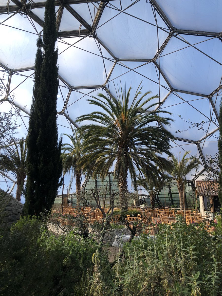 MDeFreese's tweet photo. Yesterday, I walked 9km around the @EdenProject in Cornwall, UK β followed by tea and scones. πΏβ #EdenProject #SustainableTourism #Regeneration #NatureLovers https://t.co/2b3H1V22Ci