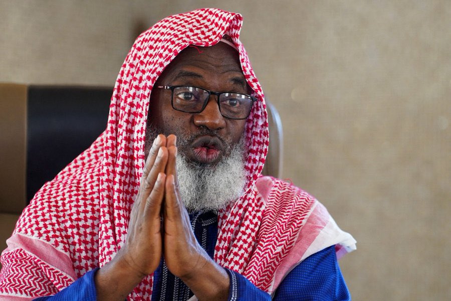 President <a href="/realDonaldTrump/">Donald J. Trump</a> Prime Minister <a href="/netanyahu/">Benjamin Netanyahu - בנימין נתניהו</a> this man here his name is Sheikh Gumi.

He is a terrorist sympathizer. I thought to inform you sirs. You know what to do. Thank you 🙏