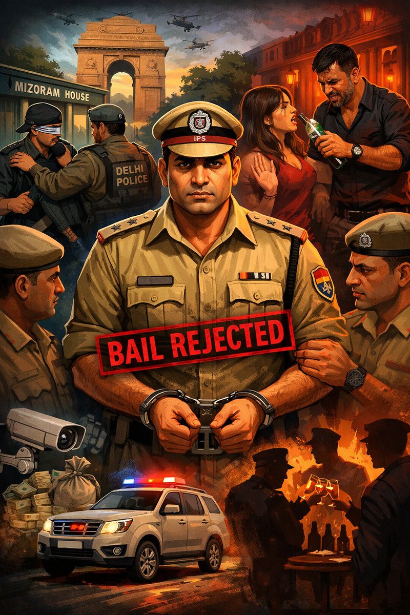अपहरण और वसूली के आरोपी #IPS_Shankar_Chaudhary की अग्रिम जमानत रद्द कर दी गई है। 

गौरतलब है कि वर्दी पहनकर गुंडई और उगाही के लिए खुलकर मैदान में उतरने के आरोपी #Shankar_Chaudhary के खिलाफ <a href="/DelhiPolice/">Delhi Police</a> ने 05 फरवरी को मुकदमा दर्ज किया था। 

आरोप था कि इसने <a href="/mizorampolice/">Mizoram Police</a> में