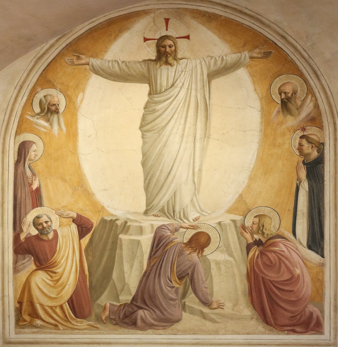 Catholic_Priest's tweet image. "Listen to Jesus and follow Him. That's the message of the Transfiguration." - #PopeFrancis #TransfigurationoftheLord

📷 Transfiguration Fresco by Fra Angelico in the Dominican Priory of San Marco, Italy/#LawrenceOP/#Flickr. #Catholic_Priest #CatholicPriestMedia