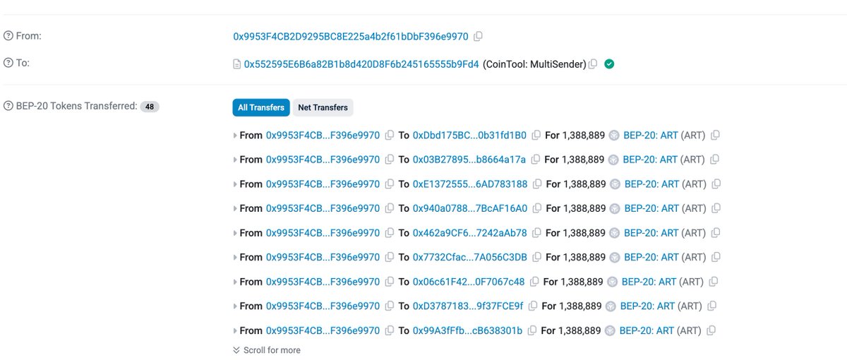 RwaArtInc's tweet photo. 🎁 March 1st ART Airdrop has been successfully distributed.
Bu Early Bird Commemorative Badge NFT holders can now check their wallets.
Thank you for being part of the https://t.co/AQZsgDaWA6 ecosystem.
More to come.
#RWAART #ARTToken #Airdrop #Web3 https://t.co/gYD0ZYEE4I