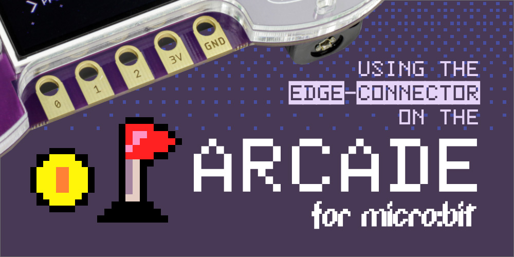 Kitronik's tweet photo. Full micro:bit edge connector support has now been added to the MakeCode Arcade editor. 

Learn how to take control of the micro:bit IO under Makecode Arcade.

https://t.co/r7sCrIBx2N

#microbit #MakeCodeArcade https://t.co/jzd2dTsiz6