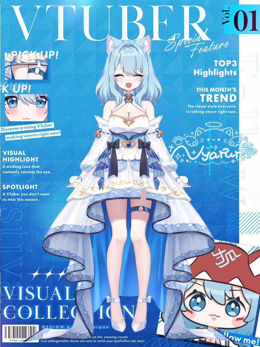 ꒰ #3月のVTuberフォロー祭り ꒱ 猫天使系Vtuberの瑠羽にゃるるです