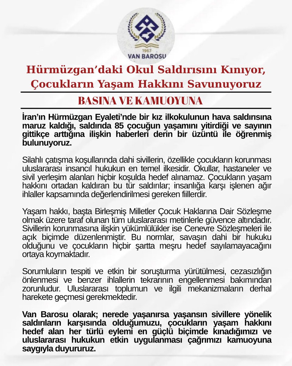 Van Barosu - Baroya Wanê - Van Bar Association tweet media