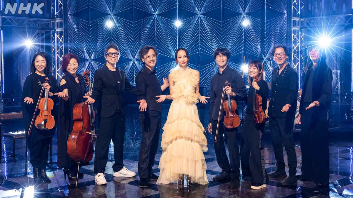nhk_covers's tweet photo. 【📺今夜1(日)22:50~BS/4K】
#カバーズ
平成ベストヒットSONG🌸

今年デビュー25周年💐
#中島美嘉♪ORION(2008)💫
Arr河野伸
Pf大坪稔明
Dr江口信夫
WB鈴木正人
Gt真壁陽平
Str美央ストリングス
Mani佐野宏晃

🎥カバー選https://t.co/KigWUYwDFs

#リリー・フランキー
#上白石萌歌
語り #堂本光一 https://t.co/FJB0vbctB7