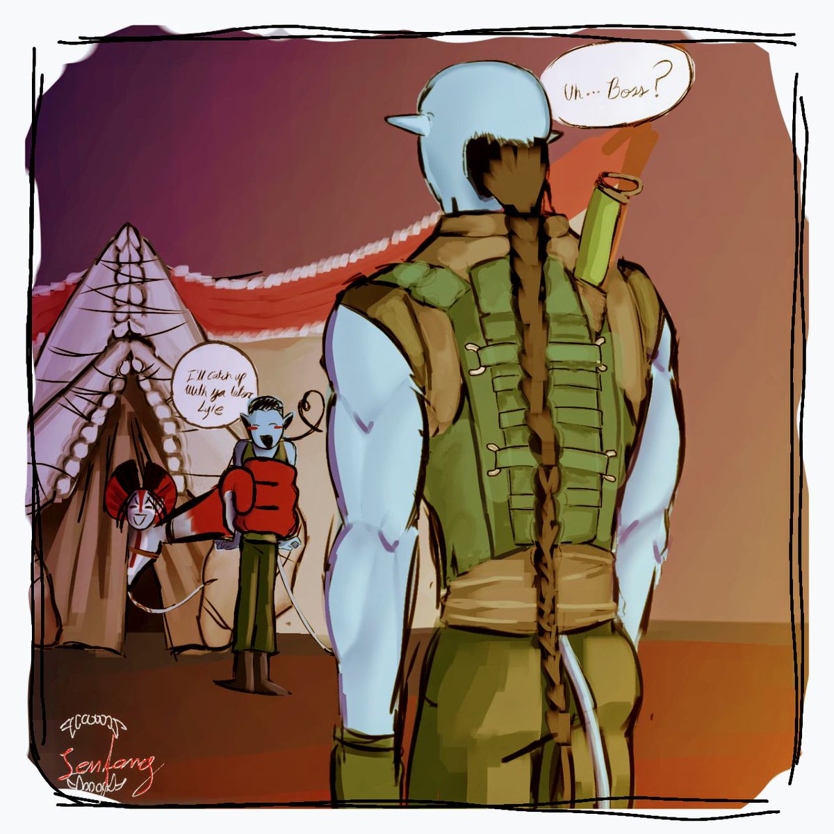 LenFang6767's tweet photo. Js borrowing him from Lyle rlquick  #Lyle #LyleWainfleet #Avatar #Quaritch #Varang https://t.co/peqimbJQv3