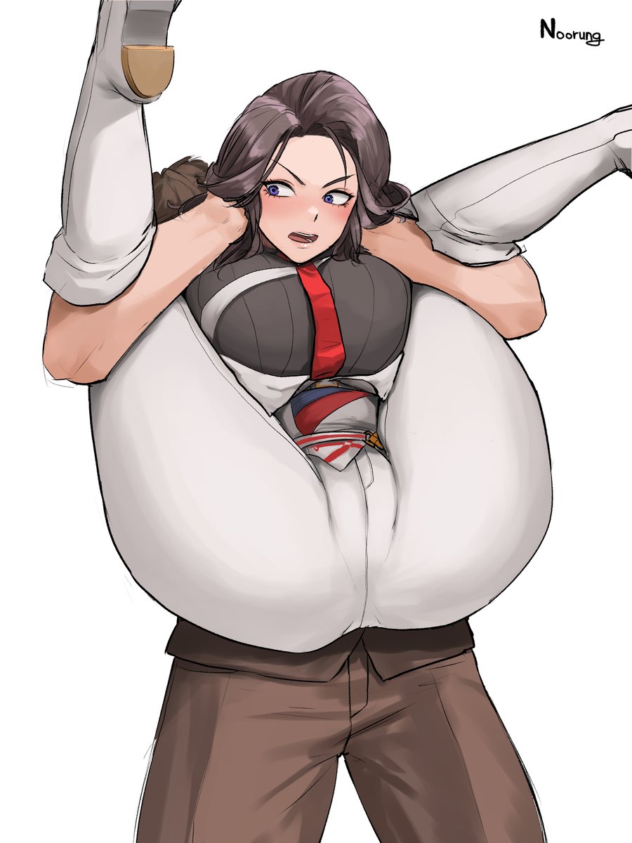 사장님 스트레칭 시켜주기