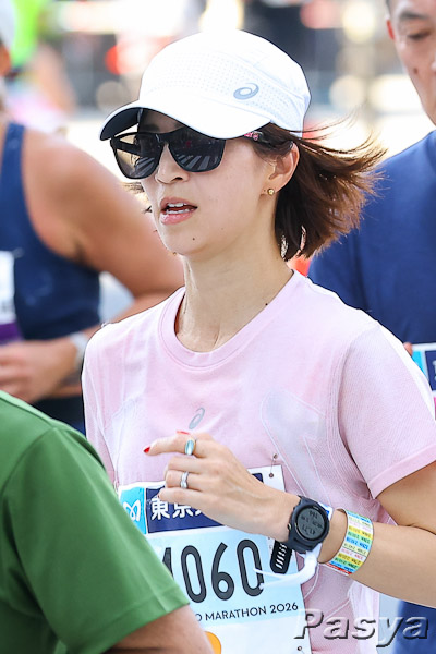 pasyadr's tweet photo. 【撮】2026-03-01《Tokyo Marathon 2026》
#安田美沙子 #東京マラソン https://t.co/out1DKv69N