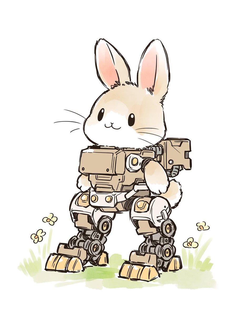 メカうさぎ --p