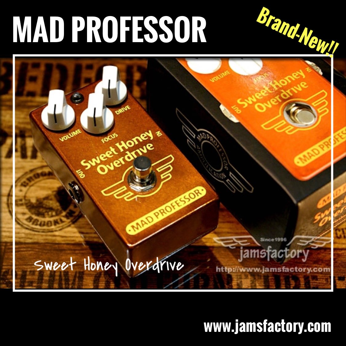 🎛️MadProfessor Sweet Honey OverDrive 🎸ギターやアンプ本来の