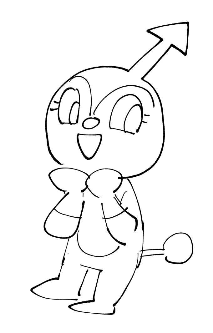 急にドキンちゃん見ずに描く大会始まってかなり「正解」を叩き出した