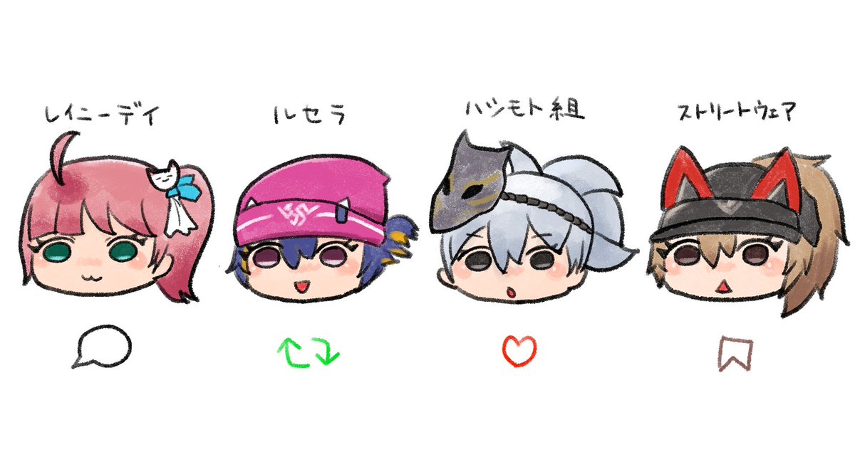 jjaow_'s tweet photo. キリコのスキン、どれが好き？ https://t.co/FZ6QHwVUz6