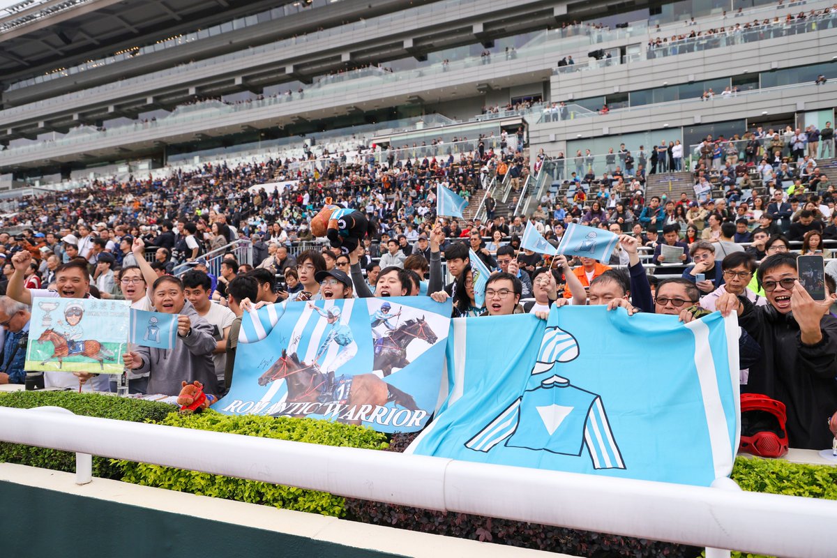 HKJC_Racing's tweet image. The Warrior Fan Club! 💙

#TripleCrown | #HKracing