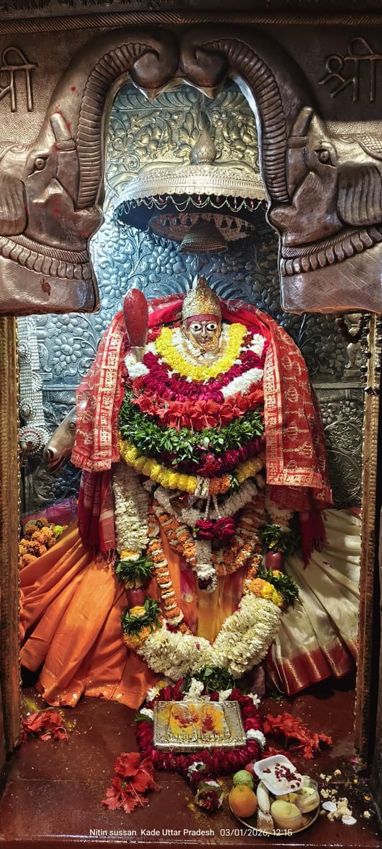 *🚩  माँ कड़ावासिनि 01/03/2026 दोपहर भोग आरती के अद्धभुत व  दिव्य दर्शन माँ समस्त  भक्तो की मनोकामना को परिपूर्ण करे ऐसी मंगल  कामना,,जय माता दी ,,जय माँ कड़ावासिनी🙏🚩 12  pm*