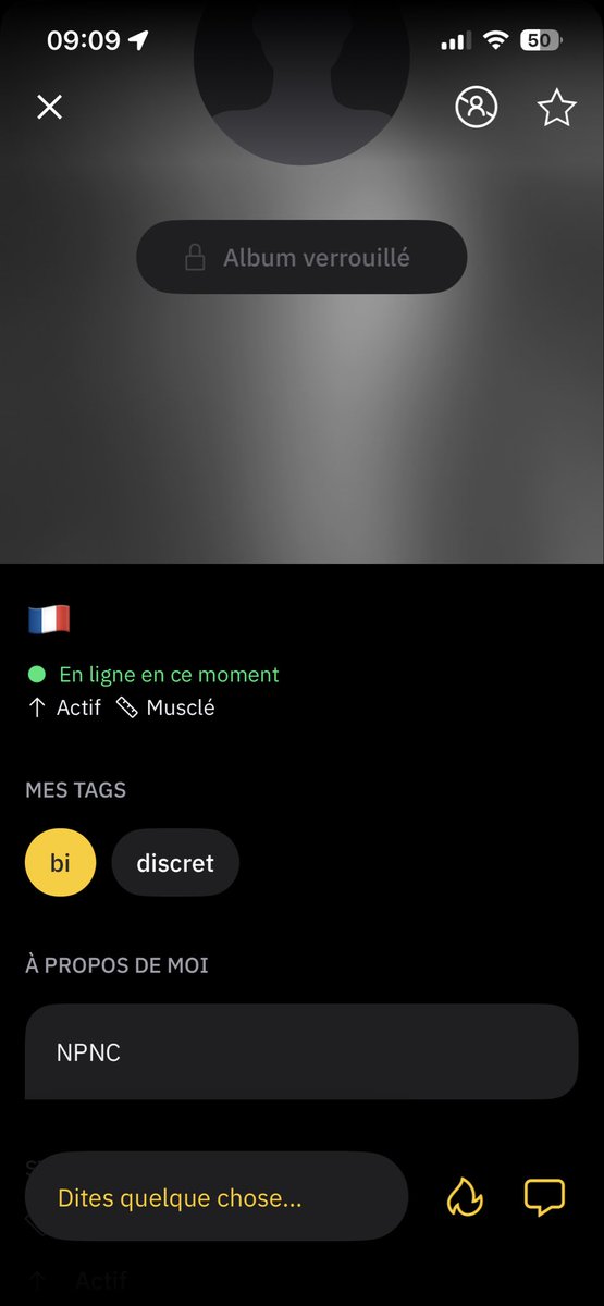 NPNC ! Alors que t’as pas de photo de profil. #grindr