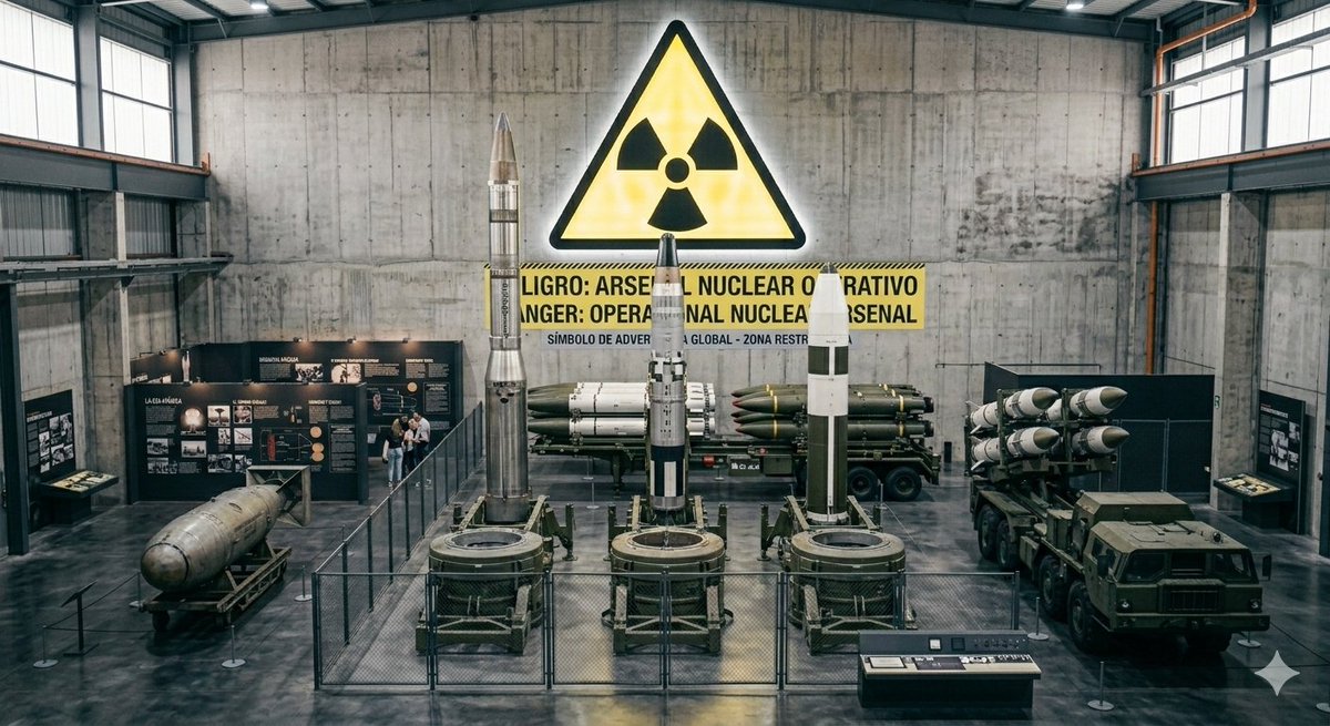 ☢️ Top Countries by Nuclear Warheads (2026)

1️⃣ 🇷🇺 Russia –5,500 warheads
2️⃣ 🇺🇸 United States –5,200 warheads
3️⃣ 🇨🇳 China – 600 warheads
4️⃣ 🇫🇷 France – 290 warheads
5️⃣ 🇬🇧 U. Kingdom – 225 warheads
6️⃣ 🇮🇳 India – ~180 warheads
7️⃣ 🇵🇰 Pakistan – ~170 warheads
8️⃣ 🇮🇱 Israel – ~90