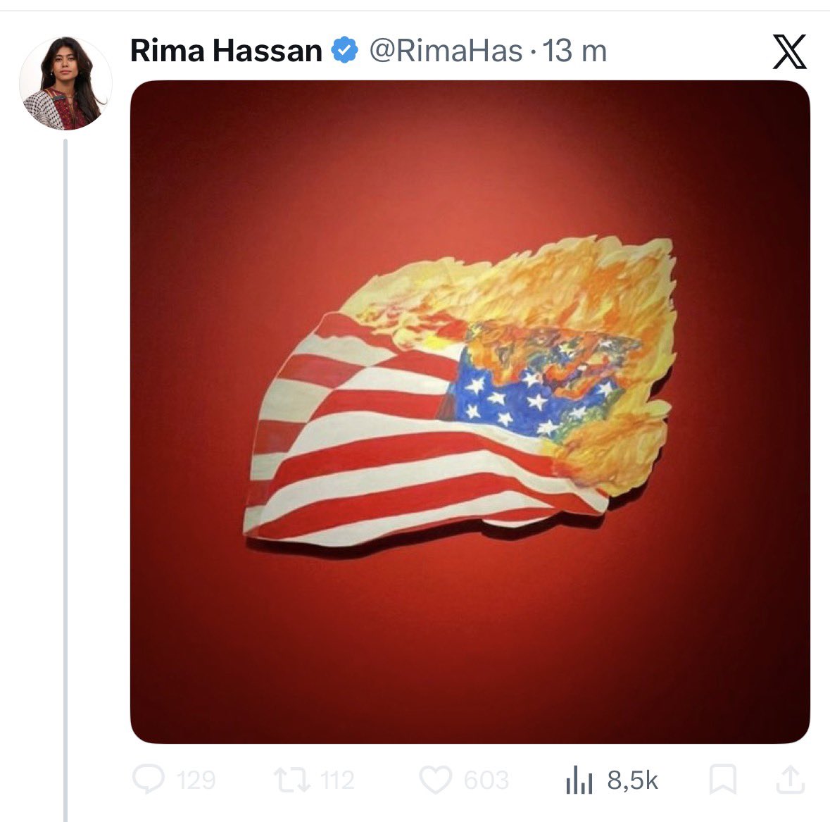 VLautard's tweet image. Cette députée, qui se réclame d’un mouvement prétendument humaniste et progressiste, s’émeut davantage de la mort d’un dictateur que des persécutions, massacres, viols et actes de torture que la milice islamiste de ce dictateur a infligé à son propre peuple.
 #LFI #RimaHassan