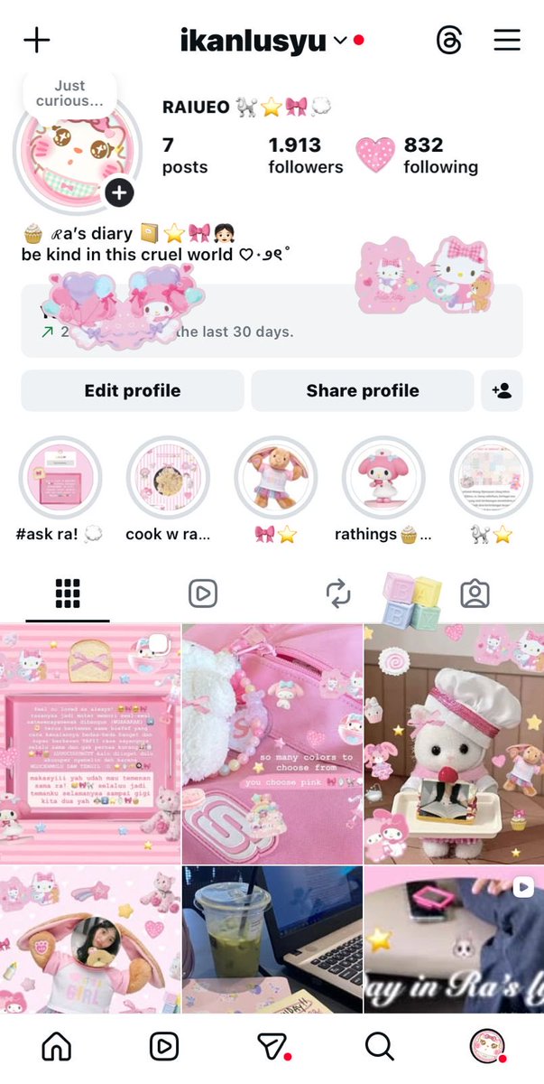 satesenayanenak's tweet photo. RAAA life updateee! ⭐️💭🪞🎀🪜🐩🧁 https://t.co/M8Bg3RbeW8
