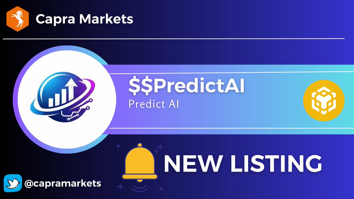 Capra Markets | Listing tweet media